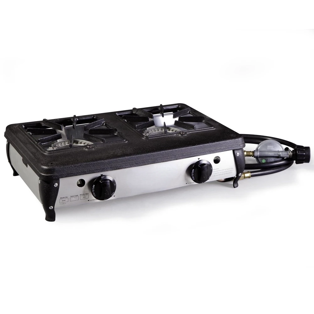 II Portable Outdoor 2 Burner Propane Stove, 34,000 BTU Total Output, 128 Sq Inch Cooking Area, BS40C
II Portable Outdoor 2 Burner Propane Stove, 34,000 BTU Total Output, 128 Sq Inch Cooking Area, BS40C