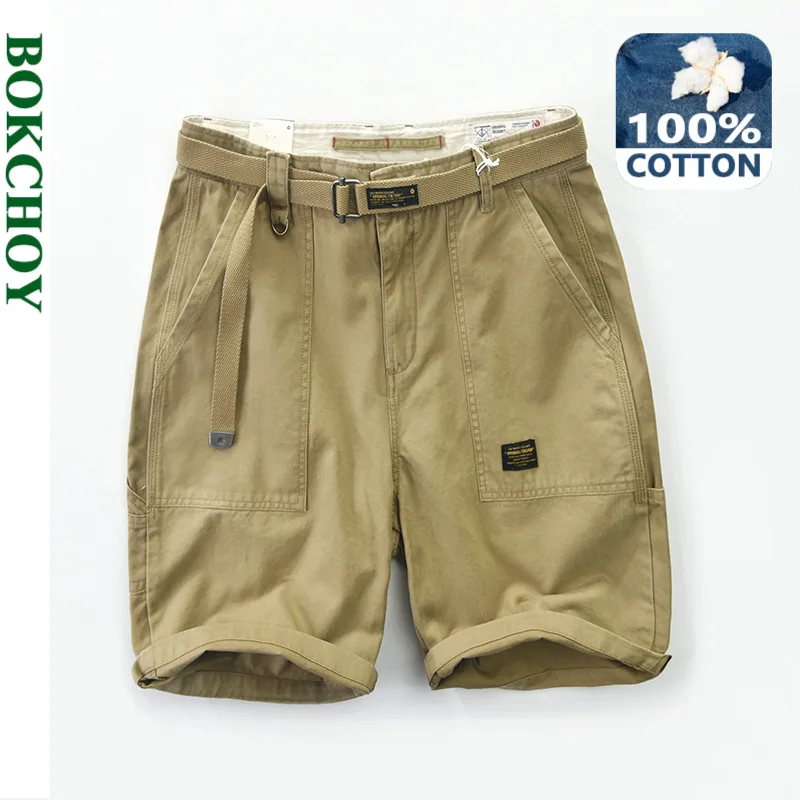 2023 Summer New Loose Cargo Shorts Men Clothing 100% Cotton Casual Beach Streetwear Pants Oversize AT120
2023 Summer New Loose Cargo Shorts Men Clothing 100% Cotton Casual Beach Streetwear Pants Oversize AT120