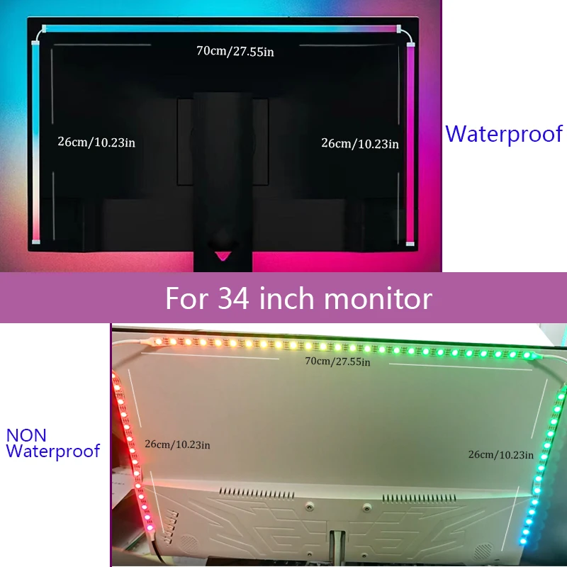 NIMIMOON Светодиодная лента для монитора 5050
NIMIMOON Светодиодная лента для монитора 5050