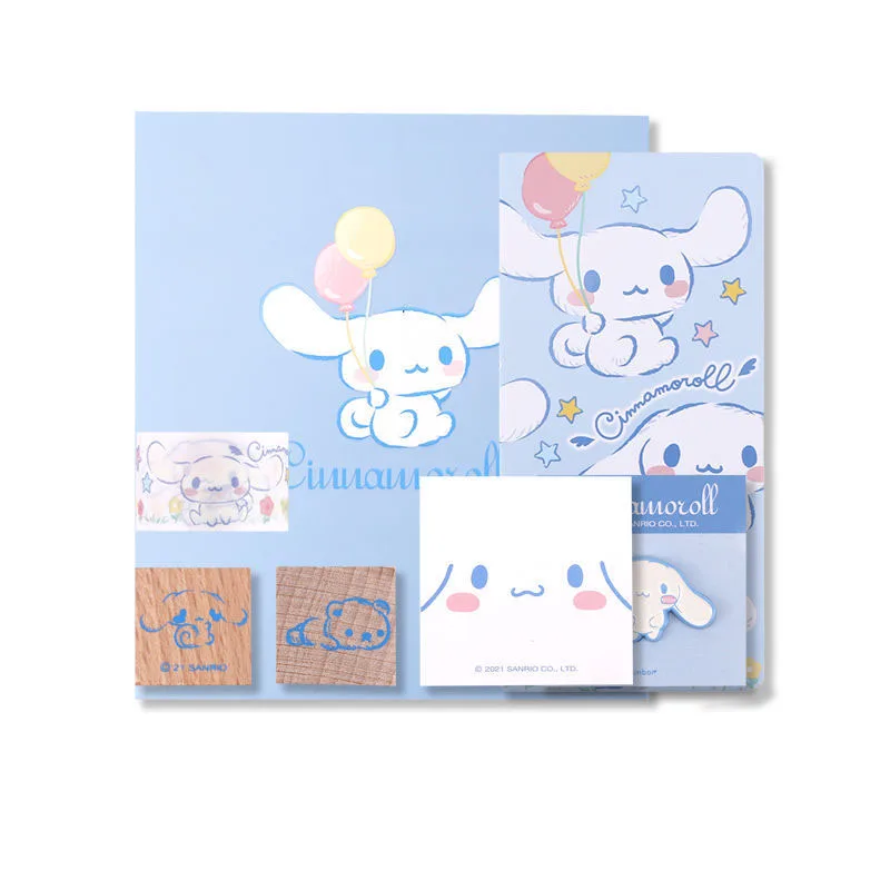 Kuromi My Melody Cinnamoroll Gift Set Box Cartoon Cute Kawaii Sanrios Notebook Tape Brooch Stamp Stationery Gift Box for Girls
Kuromi My Melody Cinnamoroll Gift Set Box Cartoon Cute Kawaii Sanrios Notebook Tape Brooch Stamp Stationery Gift Box for Girls