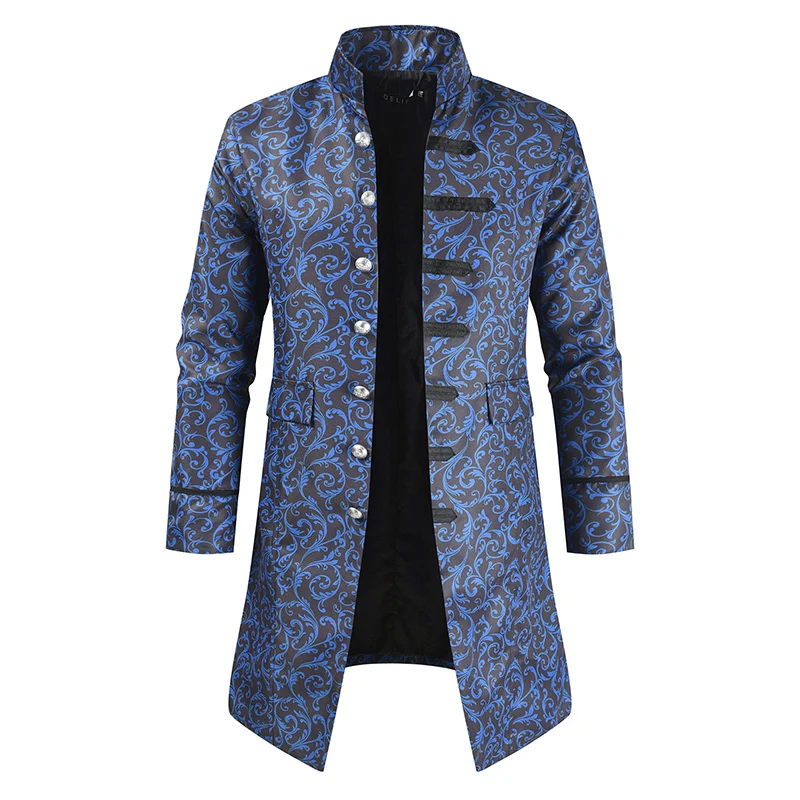 Autumn/Winter Steampunk Men's Jacket Fashion Casual Trench Coat Medieval Clothing Trench Coat Carnival Coat
Autumn/Winter Steampunk Men's Jacket Fashion Casual Trench Coat Medieval Clothing Trench Coat Carnival Coat