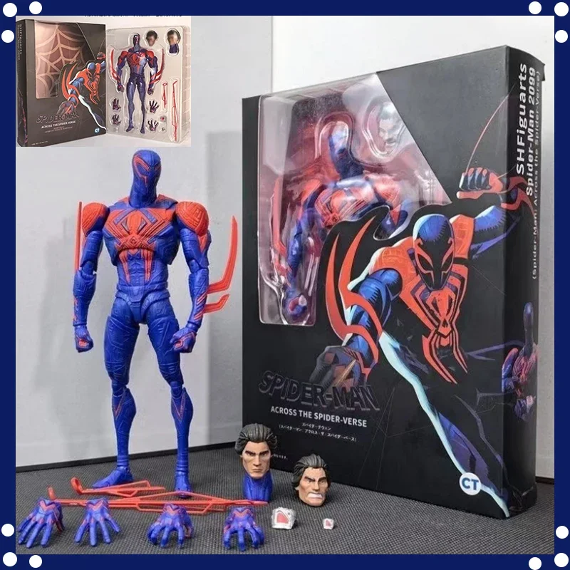 Ct Человек-паук 2099 Shf S.H. Фигурки поперек паука часть 1 Аниме экшн-фигурки Модель