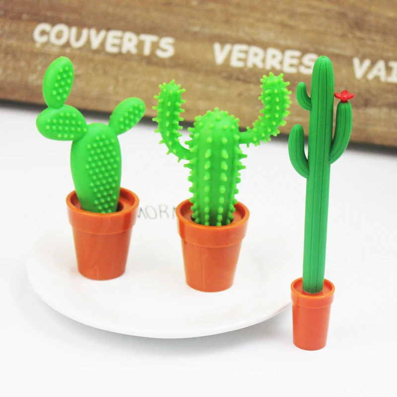 Creative Novelty Cartoon Cactus Pen Kawaii Ornaments Bonsai Potted Plant Gel Pen Student Writing School Supplies Stationery
Creative Novelty Cartoon Cactus Pen Kawaii Ornaments Bonsai Potted Plant Gel Pen Student Writing School Supplies Stationery