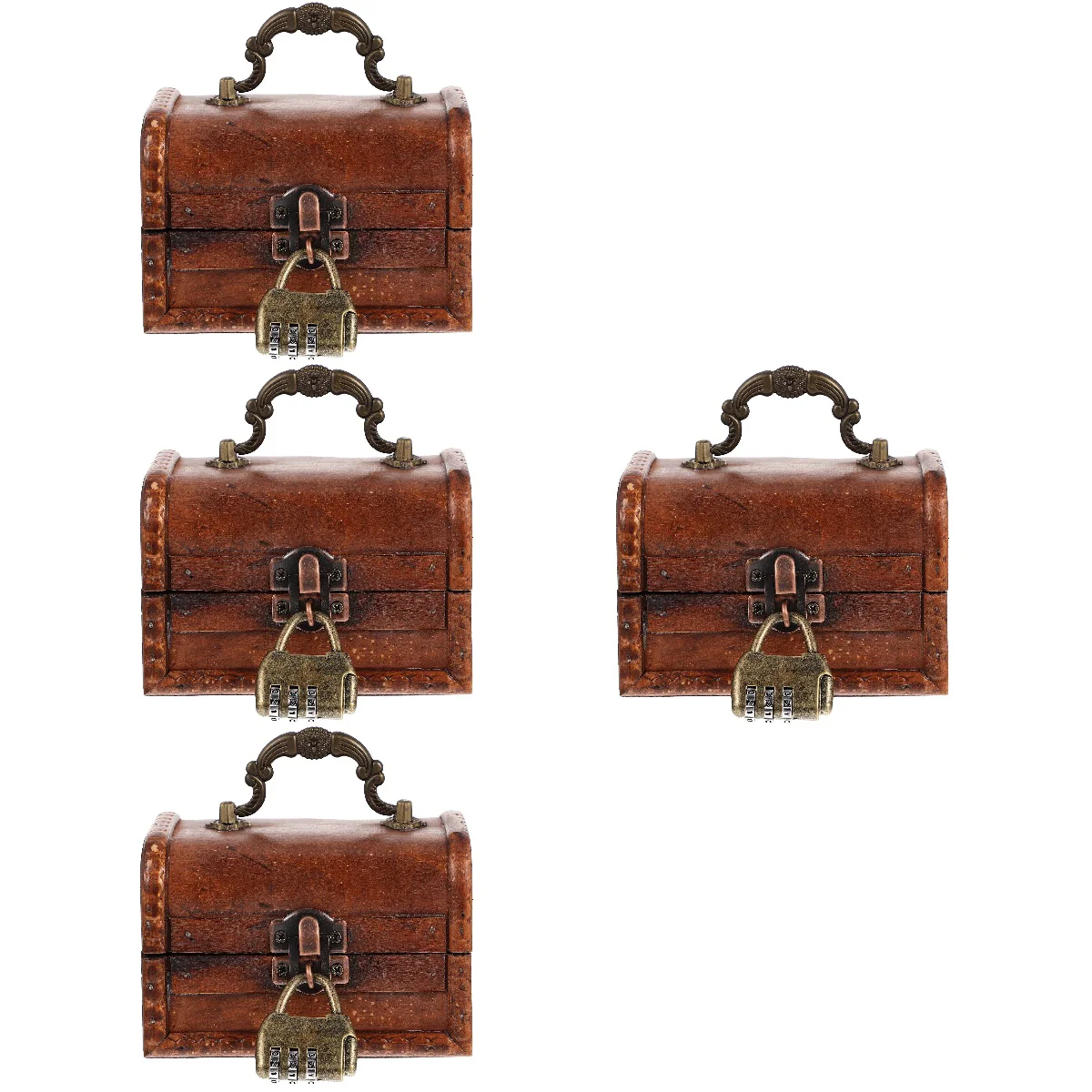 4x Creative Practical Multi-function Lock-design Sundries Box Box Vintage Case for Home Photography
4x Creative Practical Multi-function Lock-design Sundries Box Box Vintage Case for Home Photography