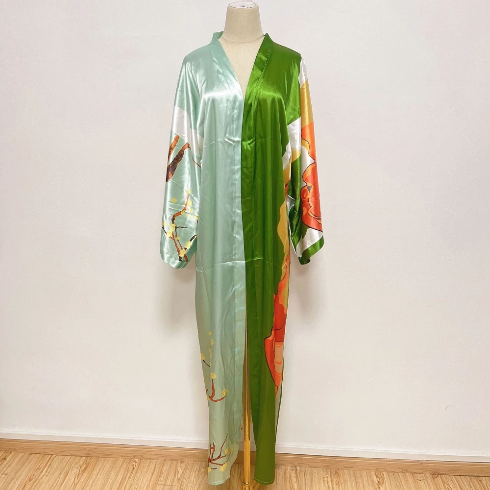 Lady Sexy Costumes Japanese Kimono Yukata Dress Cardigan Pajamas Sleepwear Woman Smooth Bathing Robe Gown 2023
Lady Sexy Costumes Japanese Kimono Yukata Dress Cardigan Pajamas Sleepwear Woman Smooth Bathing Robe Gown 2023