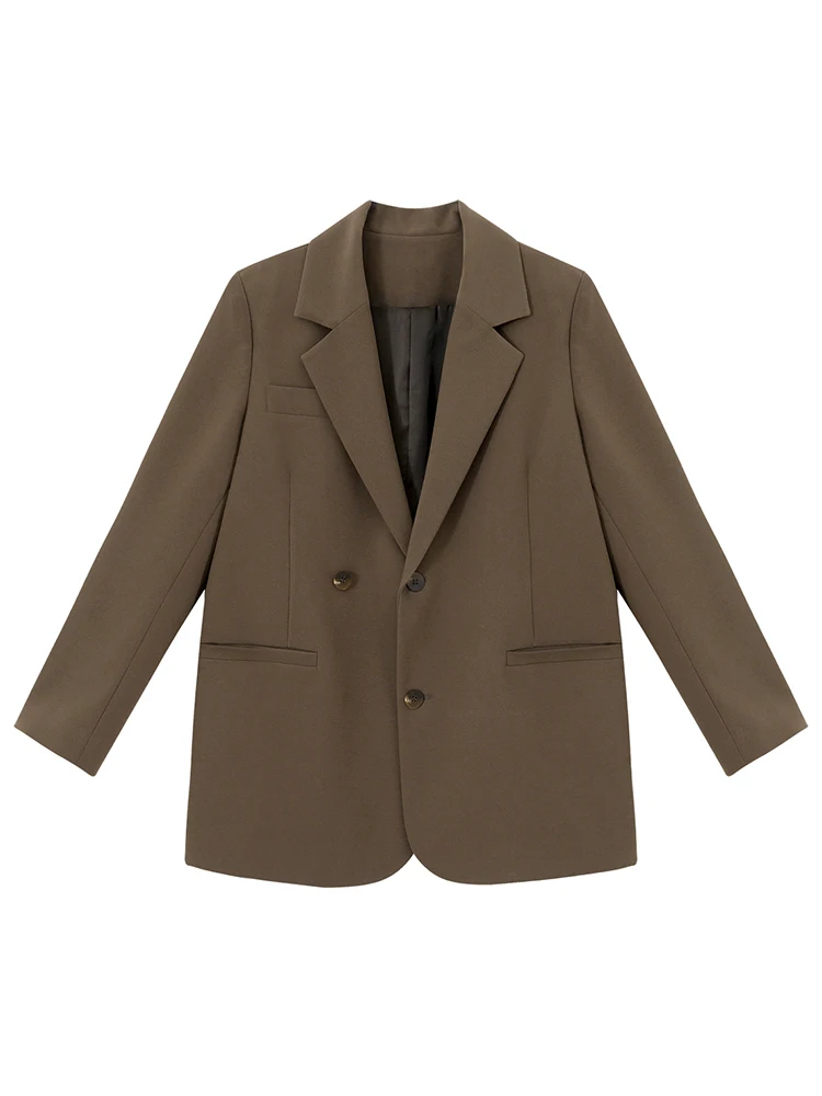 Women Chic Office Lady Double Breasted Blazer Vintage Coat Fashion Long Sleeve Ladies Outerwear Stylish Tops
Women Chic Office Lady Double Breasted Blazer Vintage Coat Fashion Long Sleeve Ladies Outerwear Stylish Tops