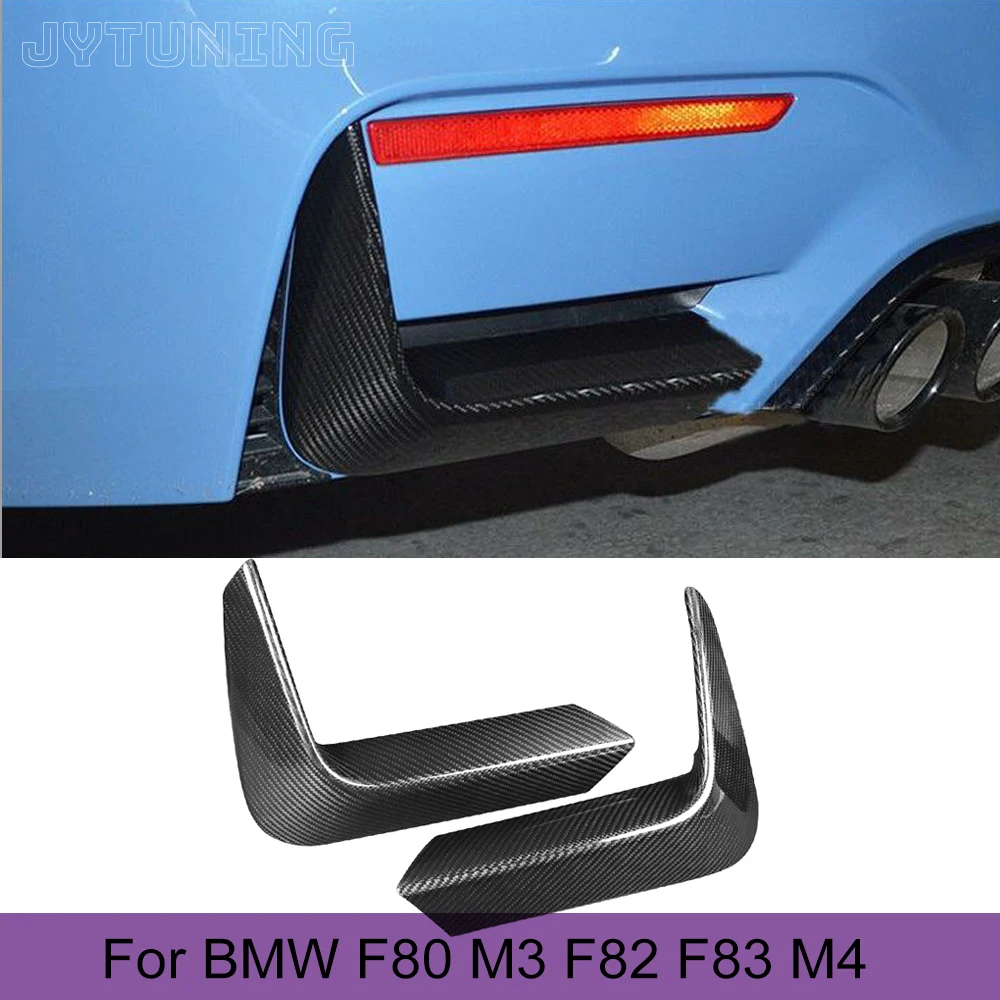 

Carbon Fiber Rear Bumper Diffuser Lip Splitters Lower Corner Spoiler Covers for BMW F80 M3 F82 F83 M4 4 Door 2 Door 2014 - 2019