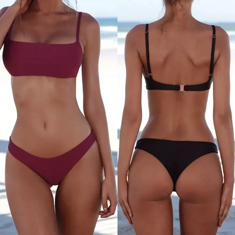 Bikini Swimsuit Beachwear Push Up Padded Bra Top G- String Panties Swimming Underwear Bathing Suit Beach Wear Show up
Bikini Swimsuit Beachwear Push Up Padded Bra Top G- String Panties Swimming Underwear Bathing Suit Beach Wear Show up