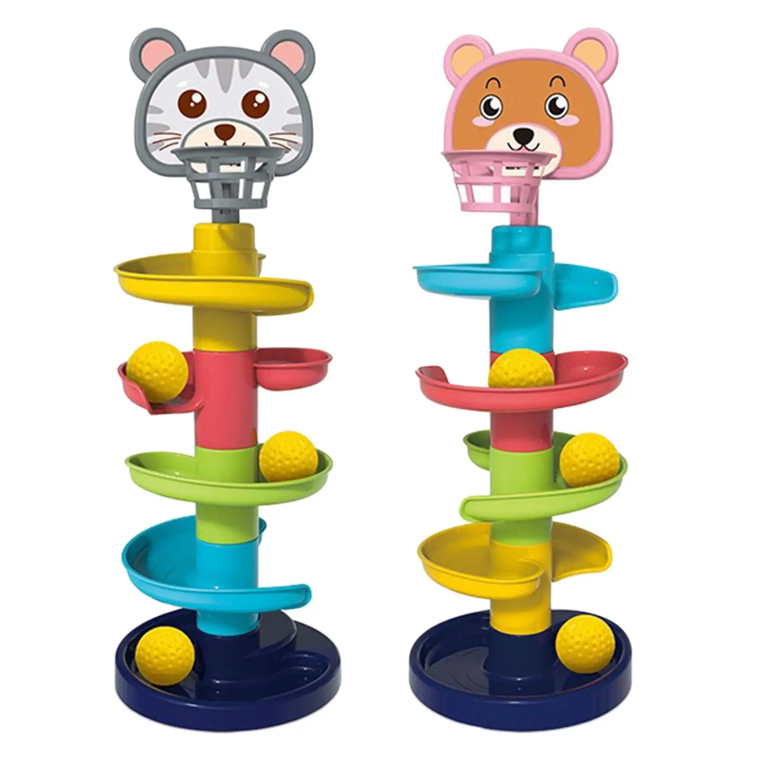 5 Tiers Ball Drop Swirling Montessori Ramp Toys Motor Skills Educational Toys for Kids
5 Tiers Ball Drop Swirling Montessori Ramp Toys Motor Skills Educational Toys for Kids