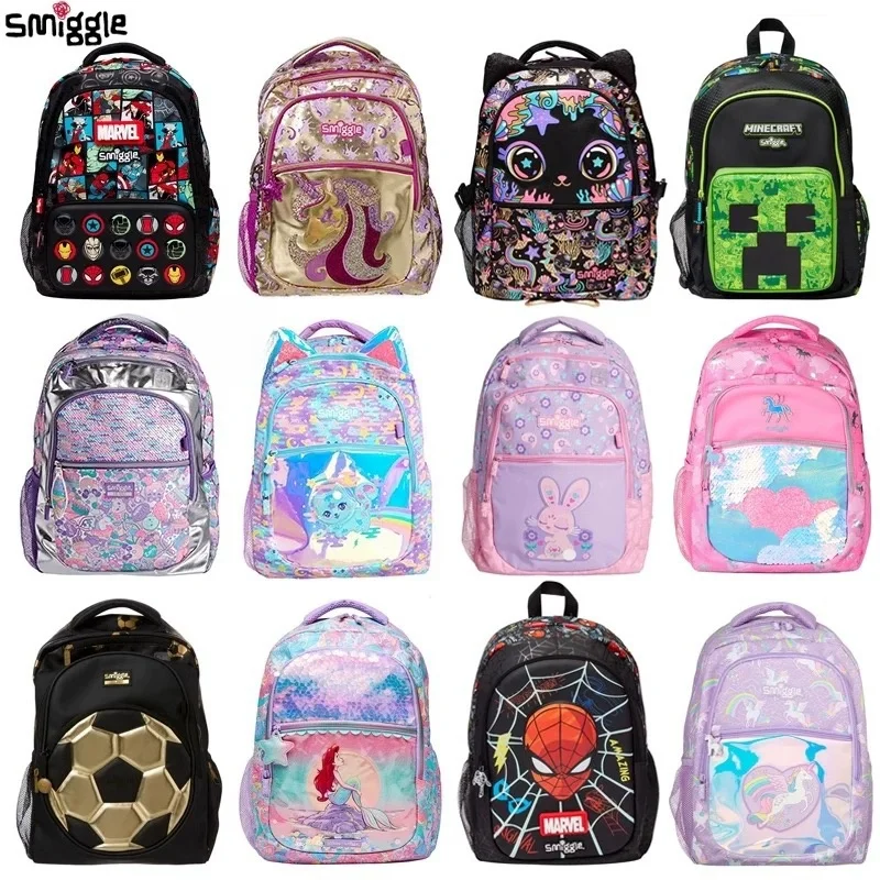 Новый австралийский рюкзак Smiggle Большой Студенческий для мальчиков и девочек 2