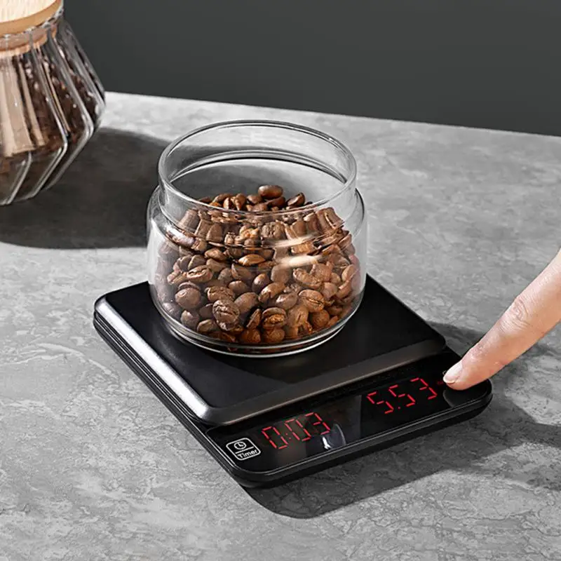 3kg 0.1g Digital Kitchen Scale High Precision LCD Scales Mini Electronic Drip Coffee Scale With Timer Smart Digital Coffee Scale
3kg 0.1g Digital Kitchen Scale High Precision LCD Scales Mini Electronic Drip Coffee Scale With Timer Smart Digital Coffee Scale