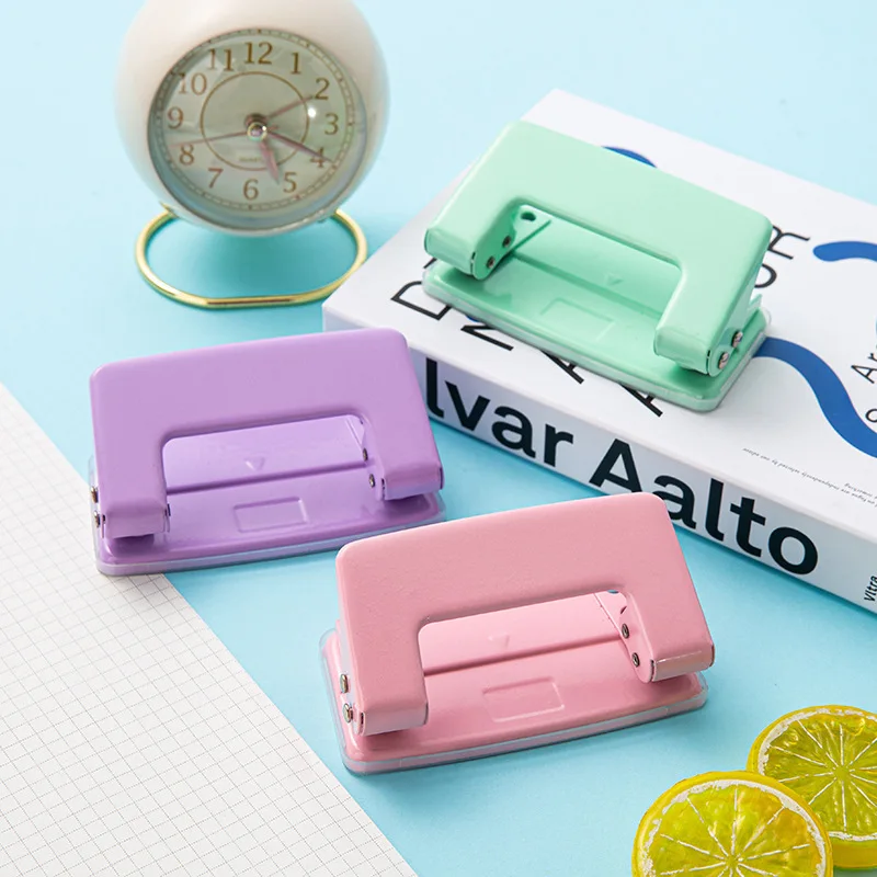 Candy Color Double Hole Punch Manual Puncher Portable Journal Scrapbook Hole Punch Student Stationery Office Binding Supplies
Candy Color Double Hole Punch Manual Puncher Portable Journal Scrapbook Hole Punch Student Stationery Office Binding Supplies