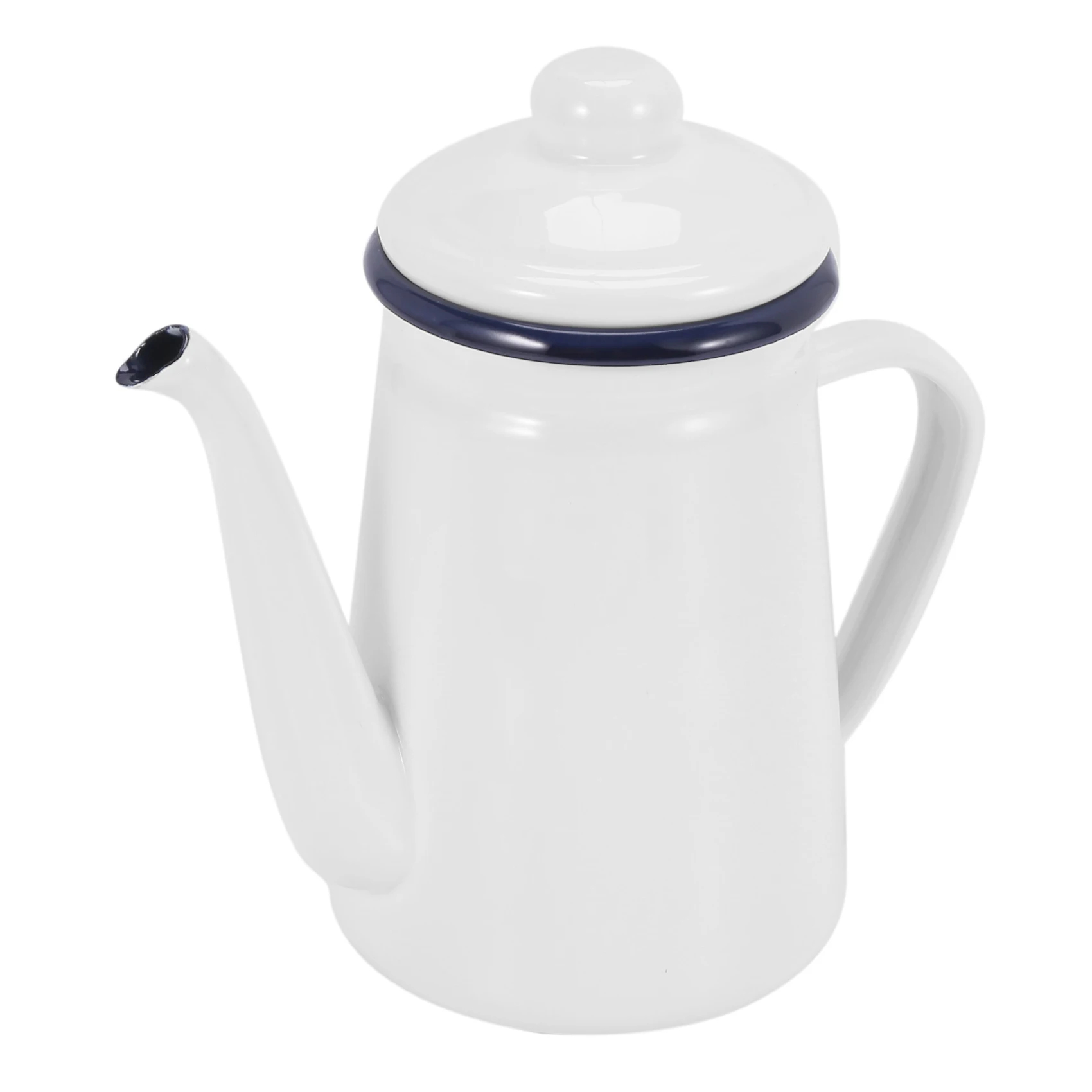 1.1L High-Grade Enamel Coffee Pot Pour over Milk Water Jug Pitcher Barista Teapot Kettle for Gas Stove and Induction Cooker W
1.1L High-Grade Enamel Coffee Pot Pour over Milk Water Jug Pitcher Barista Teapot Kettle for Gas Stove and Induction Cooker W