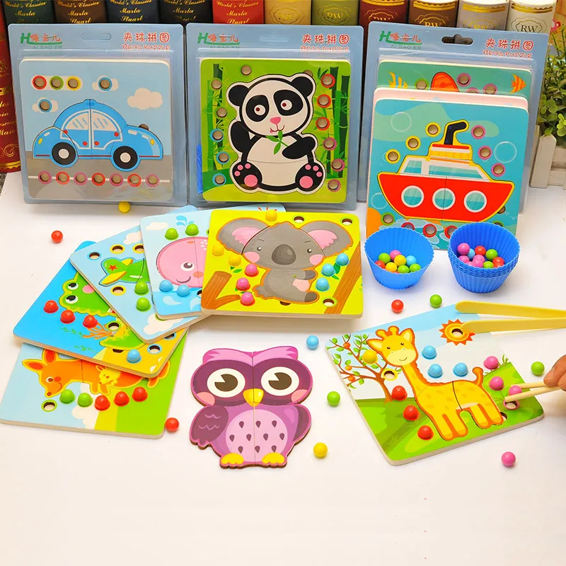 Wooden Board Bead Game Toy Animal Clip Beads Puzzle Board Early Educational Montessori Games Toy Gift for Kids Girls and Boys
Wooden Board Bead Game Toy Animal Clip Beads Puzzle Board Early Educational Montessori Games Toy Gift for Kids Girls and Boys