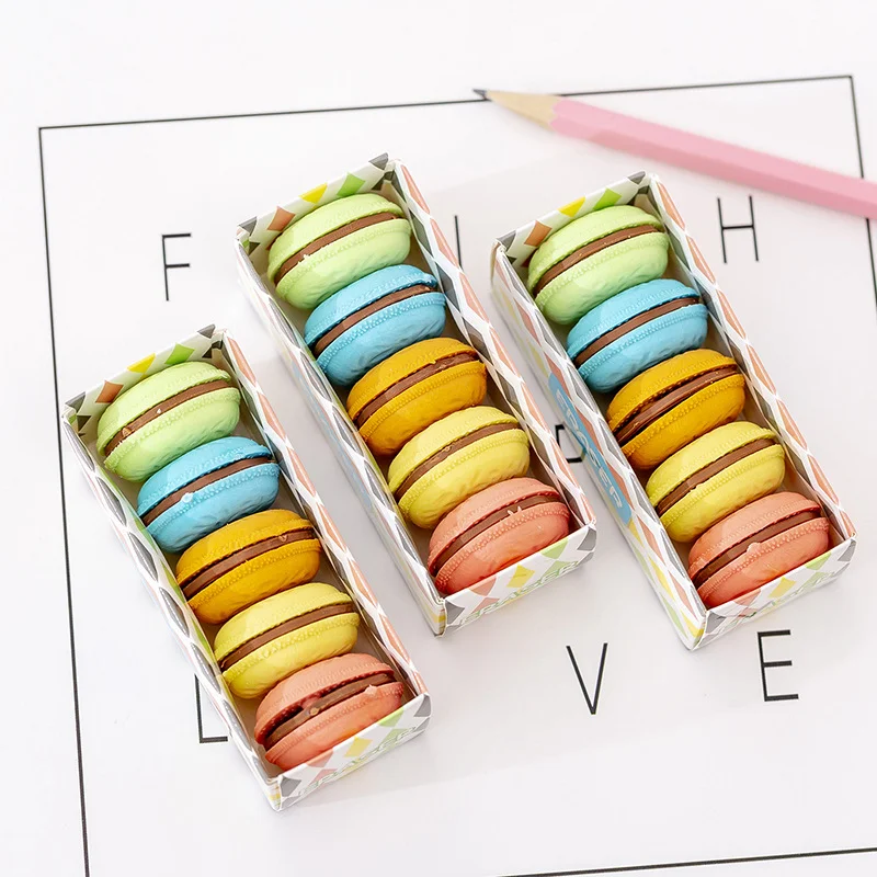 5 Pcs/pack Macaron Color Sandwich Biscuit Eraser Rubber Eraser Primary Student Prizes Promotional Gift Stationery
5 Pcs/pack Macaron Color Sandwich Biscuit Eraser Rubber Eraser Primary Student Prizes Promotional Gift Stationery