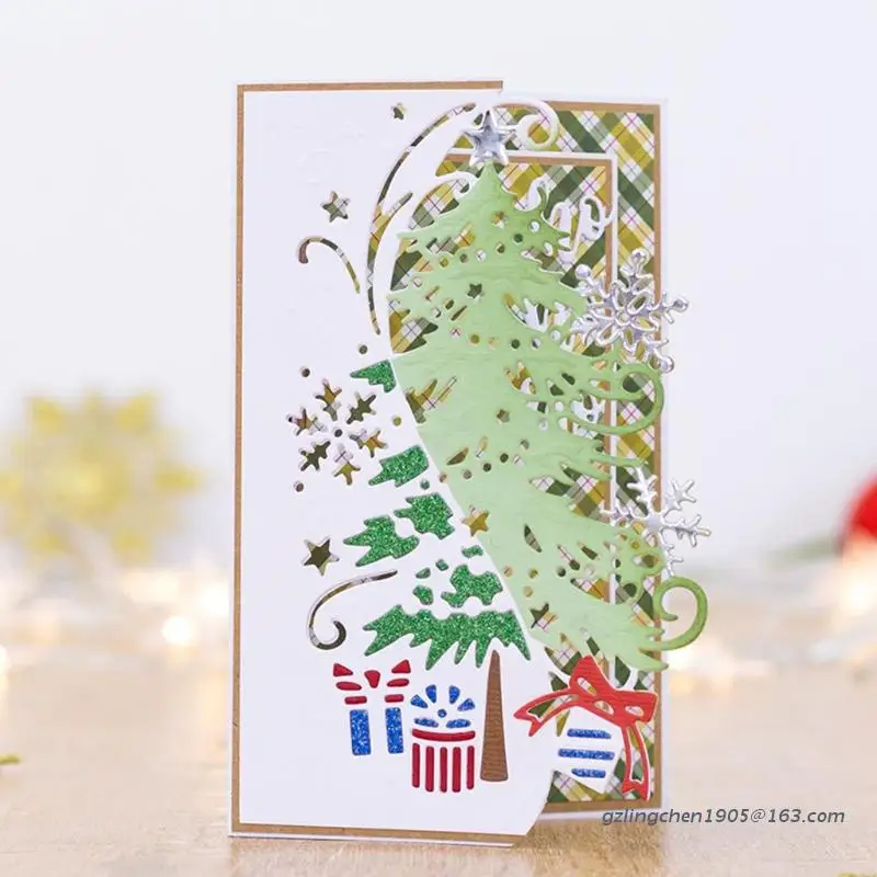 Christmas Tree Lace Metal Cutting Dies Stencil DIY Scrapbooking Album Paper Card Template Mold Embossing Decoration P8DE
Christmas Tree Lace Metal Cutting Dies Stencil DIY Scrapbooking Album Paper Card Template Mold Embossing Decoration P8DE