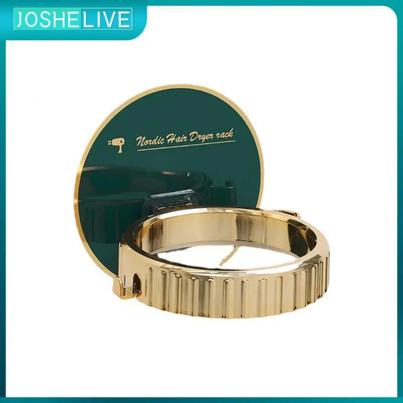 New Hair Dryer Holder Adhesive Wall Mounted Shelf Seamless HIPS Gold-plated Hair Dryer Stand Hair Dryer Rack Bathroom Accessory
New Hair Dryer Holder Adhesive Wall Mounted Shelf Seamless HIPS Gold-plated Hair Dryer Stand Hair Dryer Rack Bathroom Accessory