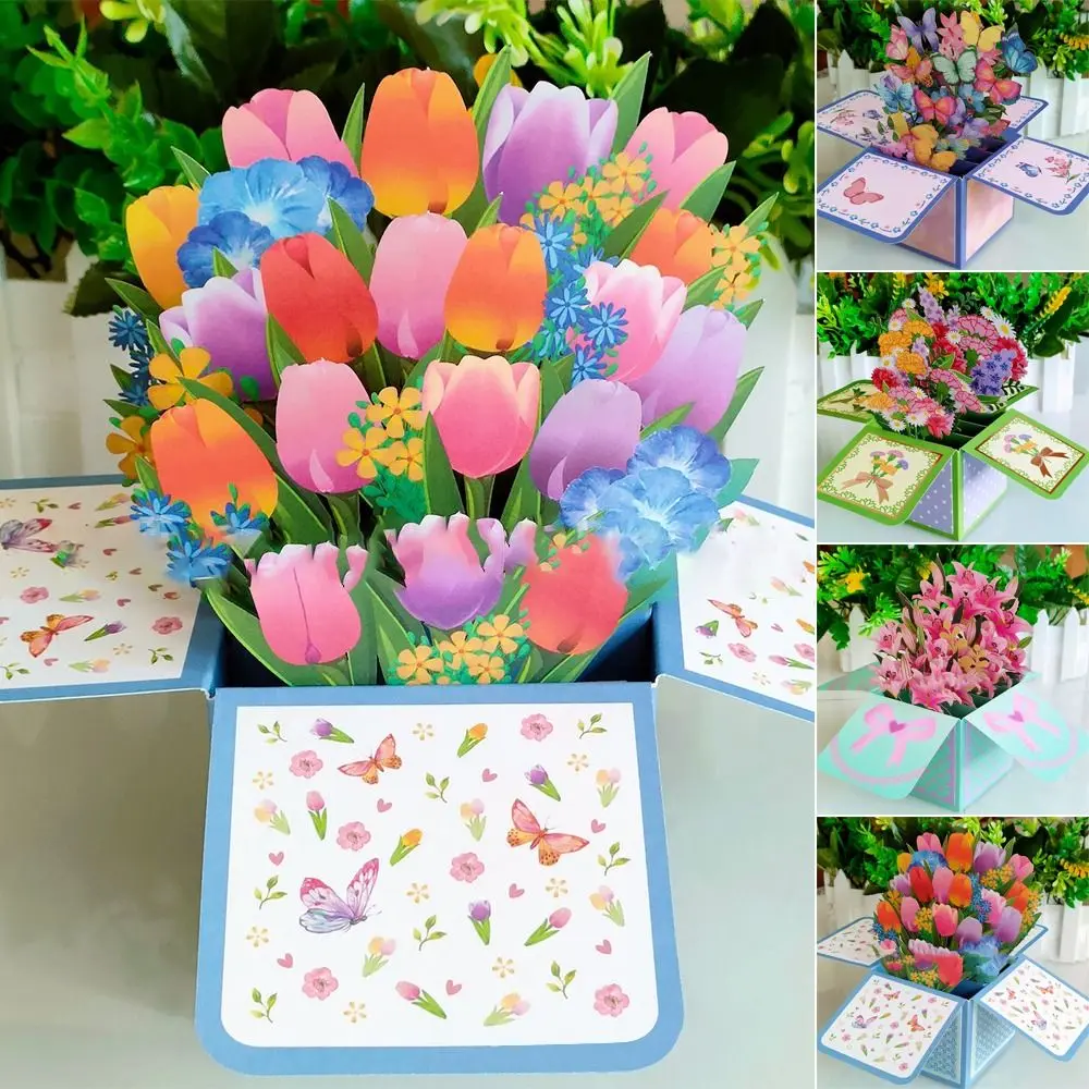 Day Anniversary Tropical Bloom for Birthday Rose/Lily/Sunflower/Tulip 3D Pops-up Bouquet Daisy/Carnation Paper Flowers
Day Anniversary Tropical Bloom for Birthday Rose/Lily/Sunflower/Tulip 3D Pops-up Bouquet Daisy/Carnation Paper Flowers