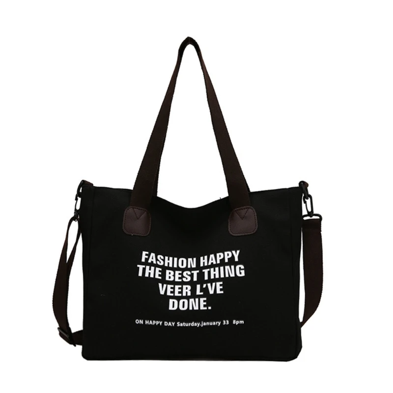 Canvas Tote Crossbody Shoulder Bag Detachable Adjustable Strap Big Capacity
Canvas Tote Crossbody Shoulder Bag Detachable Adjustable Strap Big Capacity