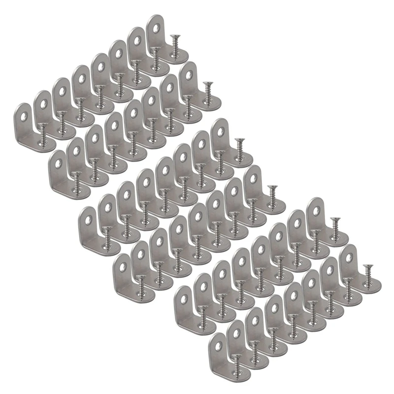 HOT SALE Corner Brace, 20Mmx20mm Stainless Steel Brace Corner Steel Joint Right Angle Bracket Fastener, 48 Pieces With Screws
HOT SALE Corner Brace, 20Mmx20mm Stainless Steel Brace Corner Steel Joint Right Angle Bracket Fastener, 48 Pieces With Screws