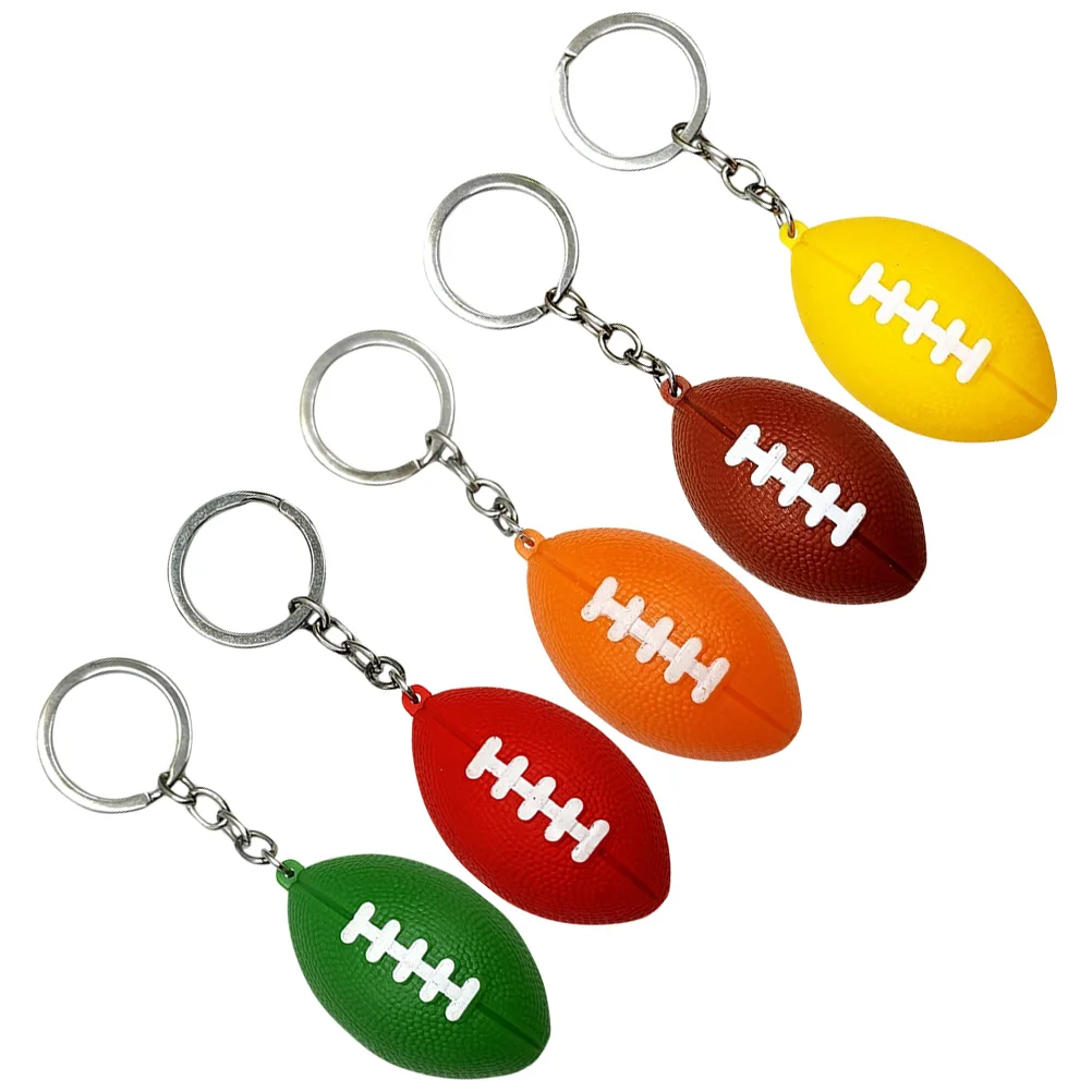 5 Pcs American Style Football Keychain Keychains Backpacks Carnival Reward Plastic Rugby Gift
5 Pcs American Style Football Keychain Keychains Backpacks Carnival Reward Plastic Rugby Gift