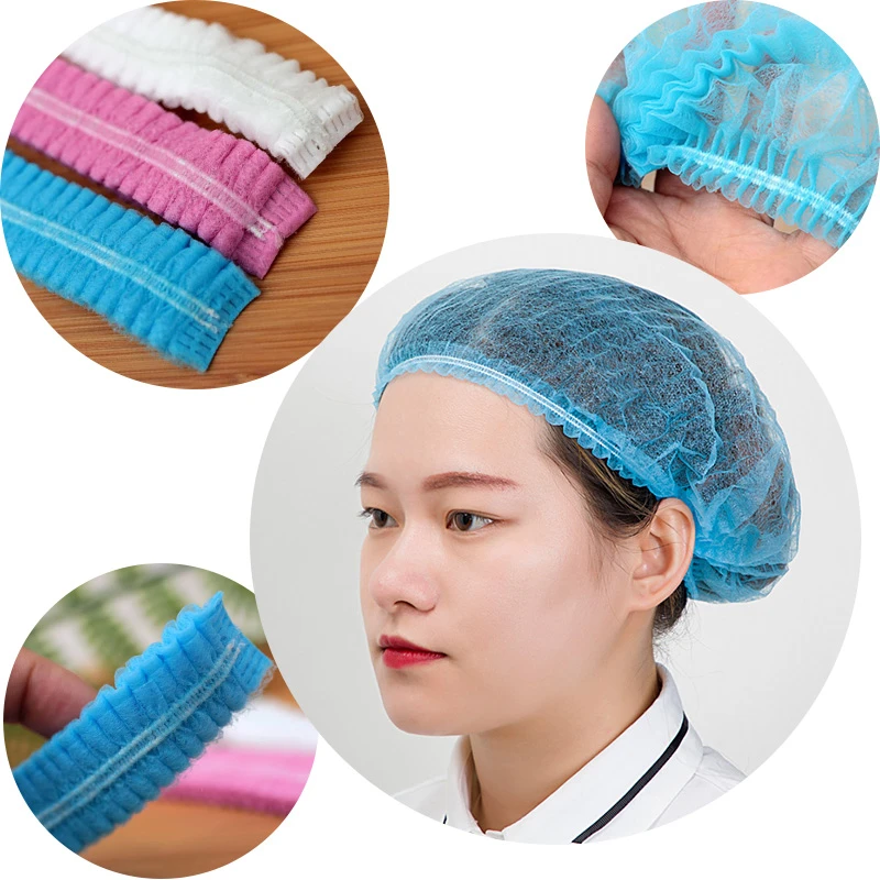 100Pcs Disposable Non-woven Double-striped Shower Cap Pleated Dust-proof Hat Women Men Shower Cap Hair Salon Beauty Accessories
100Pcs Disposable Non-woven Double-striped Shower Cap Pleated Dust-proof Hat Women Men Shower Cap Hair Salon Beauty Accessories
