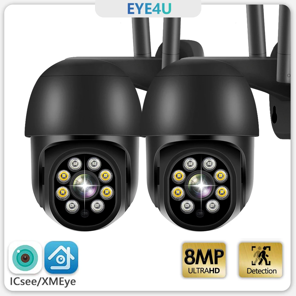8MP PTZ WiFi Camera Outdoor IP Camera Motion Security Protection Detection Audio Night Vision Video CCTV Surveillan ICsee Alexa
8MP PTZ WiFi Camera Outdoor IP Camera Motion Security Protection Detection Audio Night Vision Video CCTV Surveillan ICsee Alexa