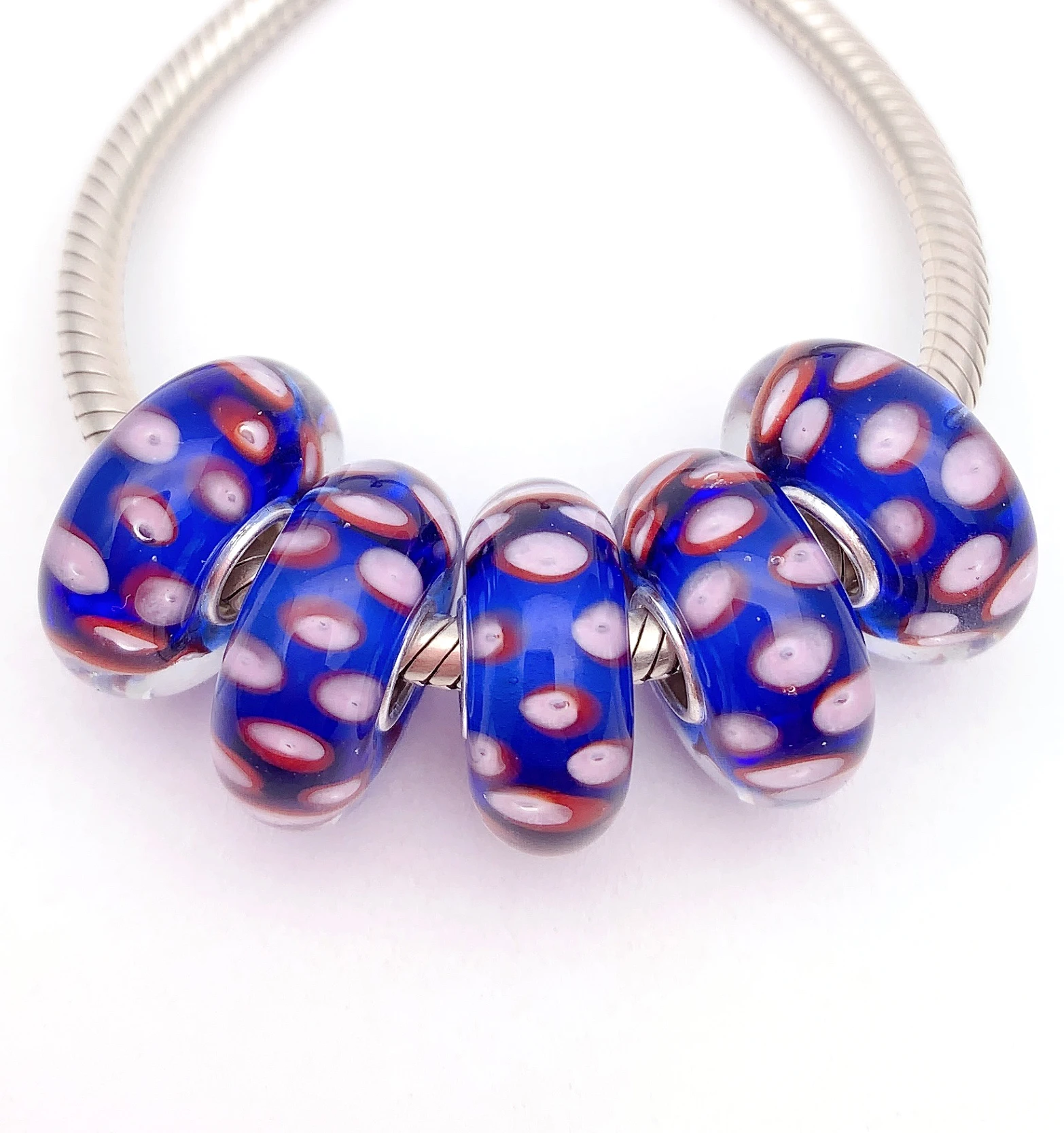 XHYG209 5X 100% Authenticity S925 Sterling Silver Beads Murano GlassBeads Fit European Charms Bracelet Diy Jewelry Lampwork
XHYG209 5X 100% Authenticity S925 Sterling Silver Beads Murano GlassBeads Fit European Charms Bracelet Diy Jewelry Lampwork