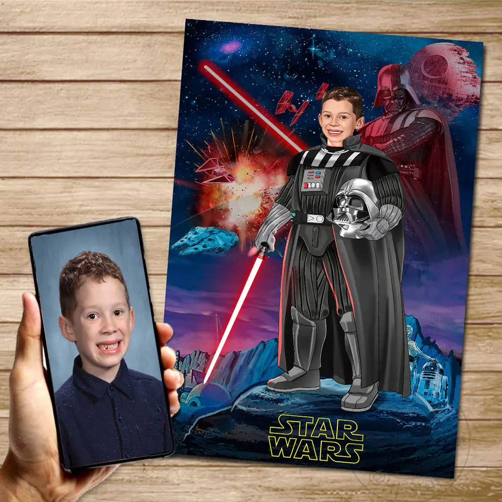 Personalised Star War Character Print Disney Turn Yourself Into Skywalker Poster Canvas Painting Wall Art Anime Hero Gift Decor
Personalised Star War Character Print Disney Turn Yourself Into Skywalker Poster Canvas Painting Wall Art Anime Hero Gift Decor