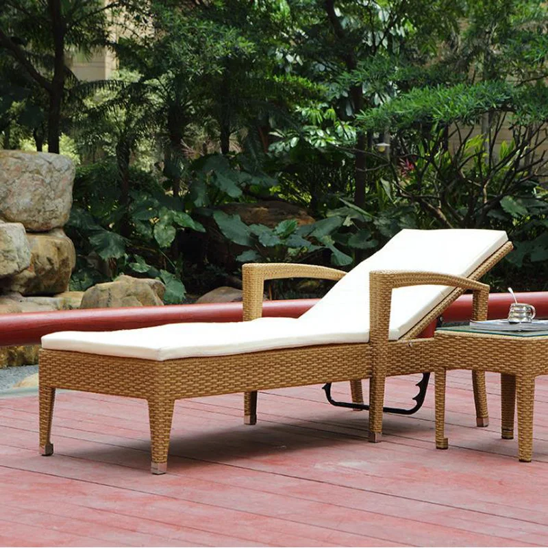 Outdoor Rattan Beach Chair Outdoor Courtyard Hotel Swimming Pool Open-air Bed Recliner Sofa Bed Leisure Chair
Outdoor Rattan Beach Chair Outdoor Courtyard Hotel Swimming Pool Open-air Bed Recliner Sofa Bed Leisure Chair