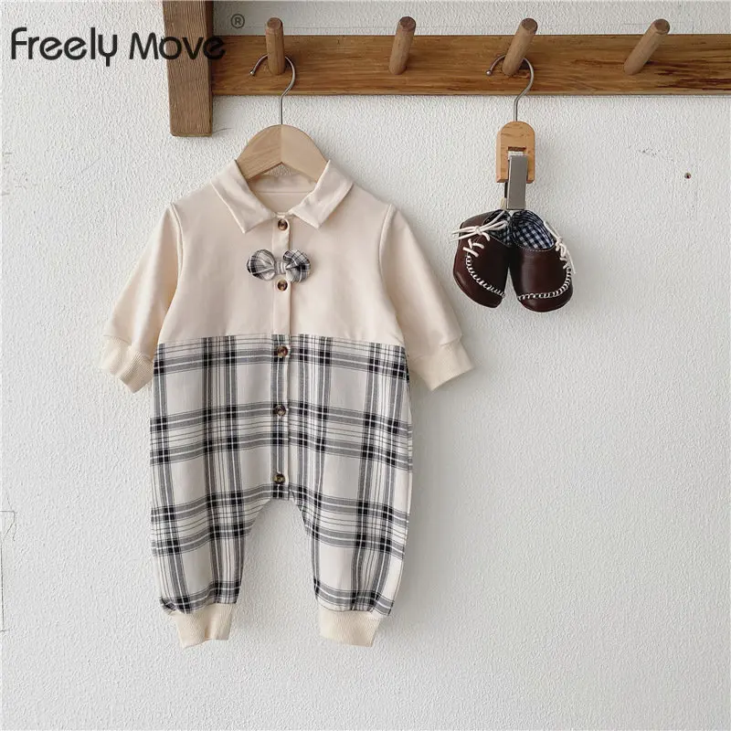 Newborn Baby Toddler Rompers for Girl Boy Spring Summer Plaid Bow Jumpsuit Kids Long Sleeve Bodysuit Children Clothing
Newborn Baby Toddler Rompers for Girl Boy Spring Summer Plaid Bow Jumpsuit Kids Long Sleeve Bodysuit Children Clothing