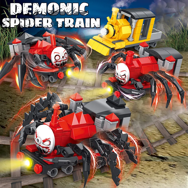 Конструктор Чарльз маленький поезд, паук, монстр, кирпичи, тяговый автомобиль, ад, ужас, бег, Модель игры, сборная игрушка, подарок для детей
Конструктор Чарльз маленький поезд, паук, монстр, кирпичи, тяговый автомобиль, ад, ужас, бег, Модель игры, сборная игрушка, подарок для детей