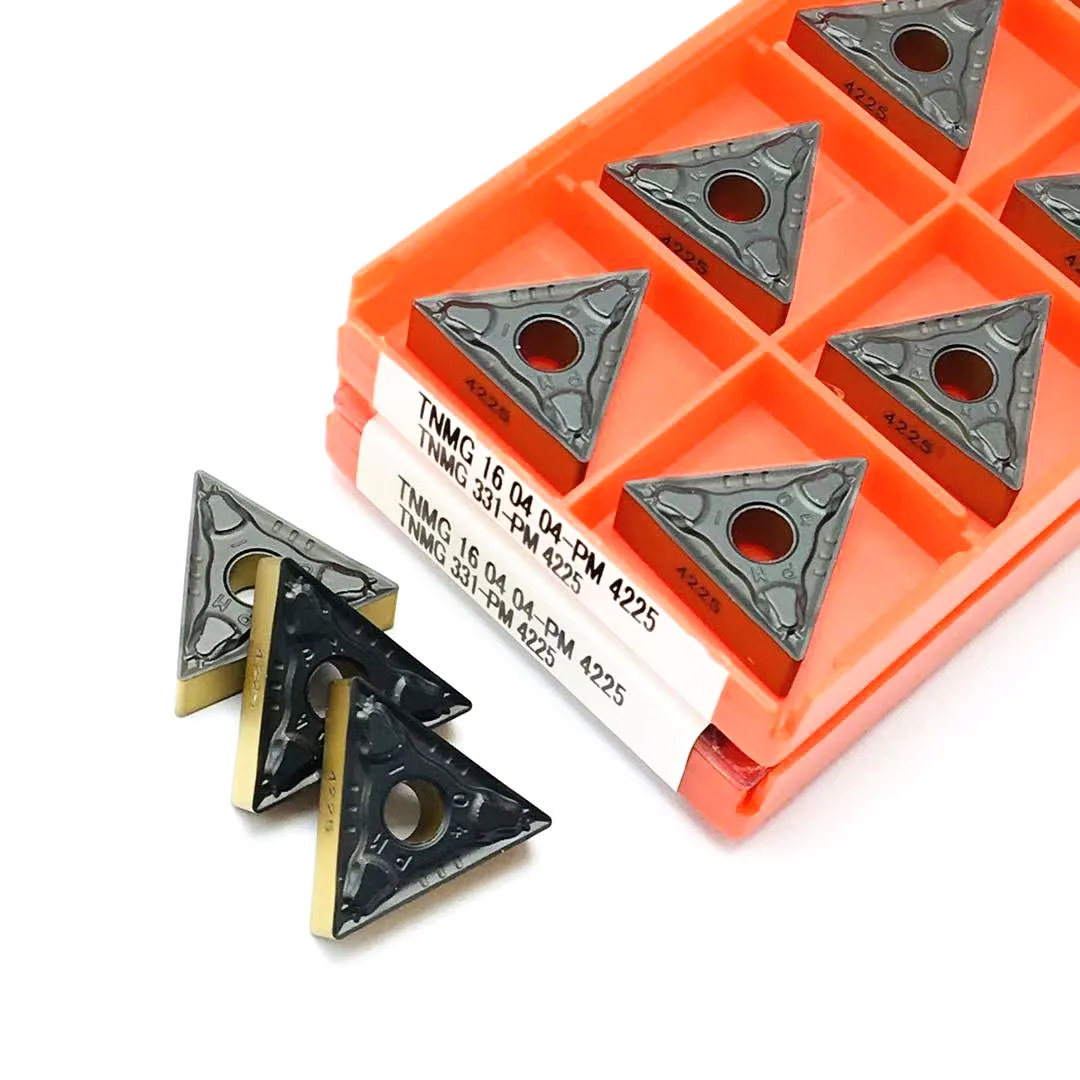 Carbide insert TNMG160404 PM 4225 TNMG160408 PM 4225 Internal turning tool Original cutting tool CNC metal turning tool
Carbide insert TNMG160404 PM 4225 TNMG160408 PM 4225 Internal turning tool Original cutting tool CNC metal turning tool
