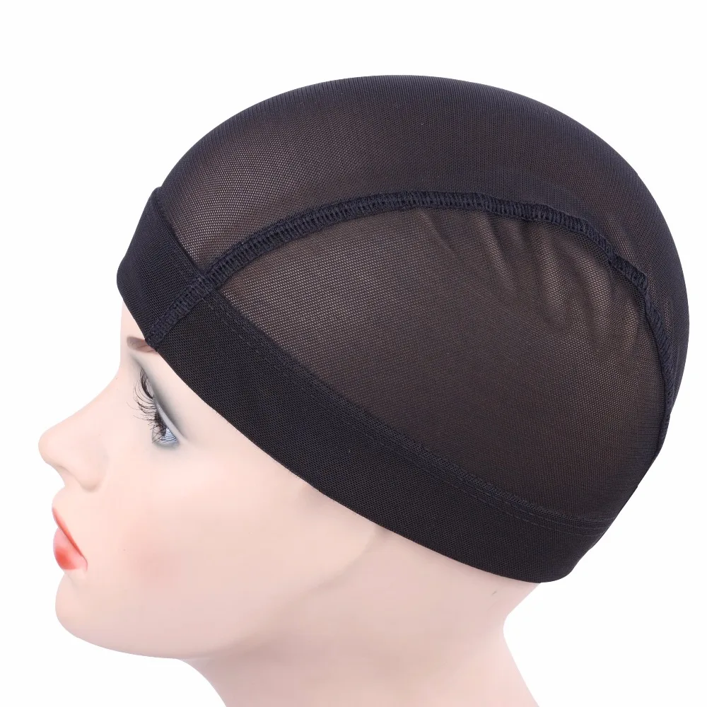 

12Pcs/lot Black,Beige Dome Cornrow Wig Caps Easier Sew In Hair Stretchable Weaving Cap Elastic Nylon Breathable Mesh Net hairnet