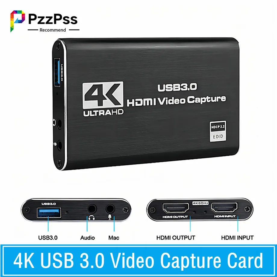 4K HDMI-совместимый с USB 3,0 ключ для захвата видео 1080P 60fps видеомагнитофон для захвата груди игровая карта захвата живой
4K HDMI-совместимый с USB 3,0 ключ для захвата видео 1080P 60fps видеомагнитофон для захвата груди игровая карта захвата живой