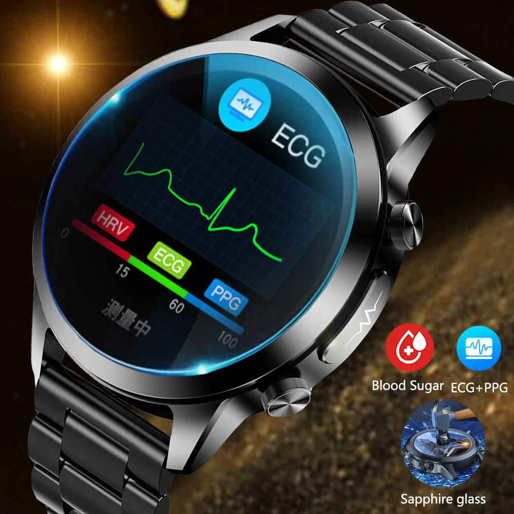 Sapphire Glass 2023 Noninvasive Blood Sugar ECG+PPG Smart Watch Men Heart Rate Blood Oxygen Health Smartwatch Sports Temperature
Sapphire Glass 2023 Noninvasive Blood Sugar ECG+PPG Smart Watch Men Heart Rate Blood Oxygen Health Smartwatch Sports Temperature