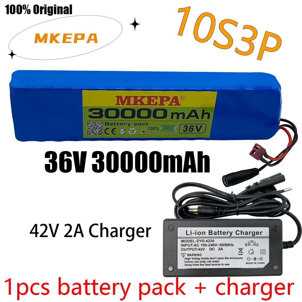 10s3p 36V 30000mah battery pack 600W, suitable for Xiaomi m365 Pro eBike bicycle, with built-in 20A BMS charger
10s3p 36V 30000mah battery pack 600W, suitable for Xiaomi m365 Pro eBike bicycle, with built-in 20A BMS charger