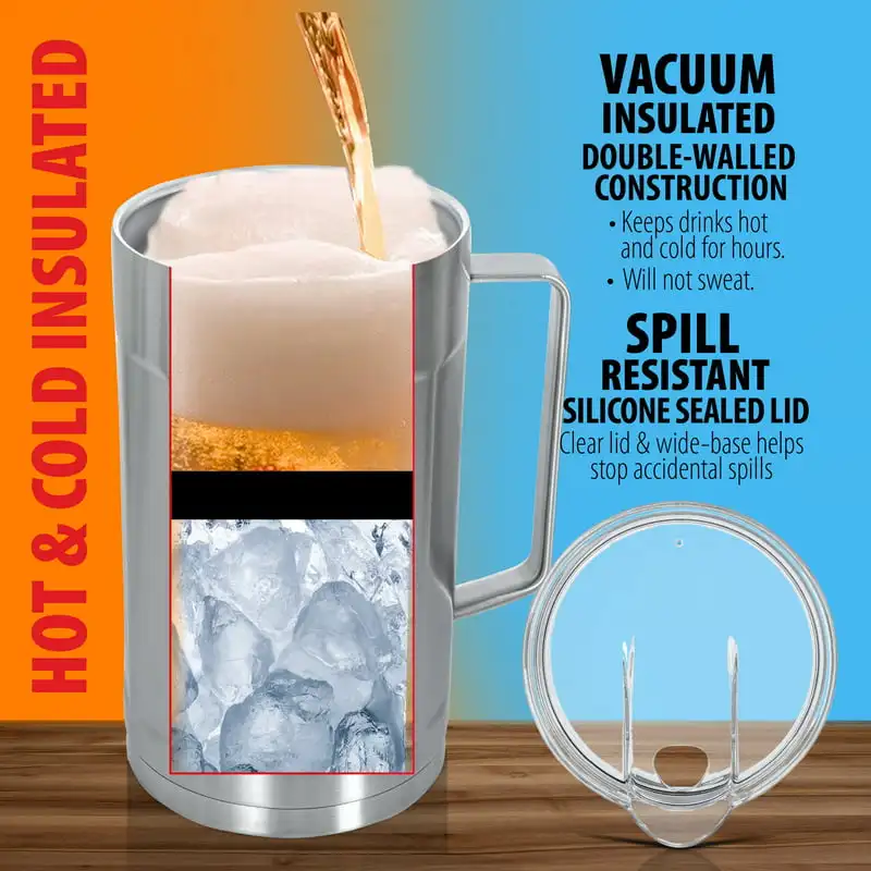 Deluxe Heat-Resistant, Sweat-Free, Vacuum-Insulated Stainless Steel Beverage Pitcher - Enjoy Cold Refreshment for Hours!
Deluxe Heat-Resistant, Sweat-Free, Vacuum-Insulated Stainless Steel Beverage Pitcher - Enjoy Cold Refreshment for Hours!