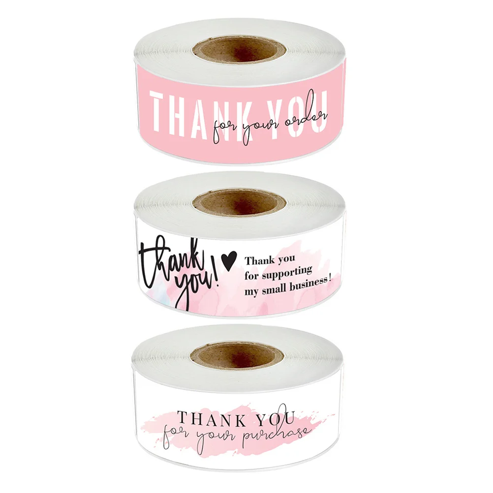 3 Rolls Thank You Sticker Gift Wrapping Sticker Food Sealing Label Self-adhesive Decal
3 Rolls Thank You Sticker Gift Wrapping Sticker Food Sealing Label Self-adhesive Decal
