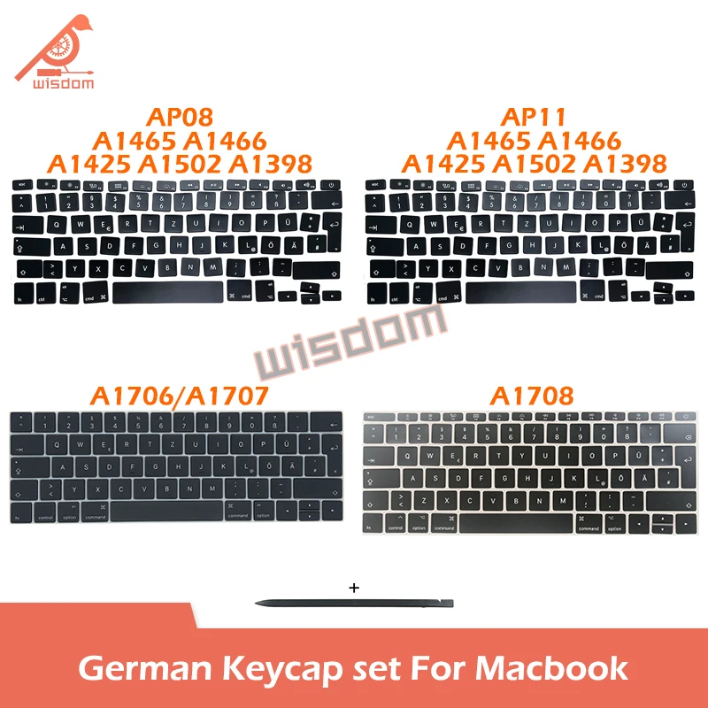 Laptop A1706 A1708 A1990 A1932 A2337 A2141 A2338 A2485 A2681 Deutsche Tastenkappen German Keycaps Keys For Macbook Keyboard
Laptop A1706 A1708 A1990 A1932 A2337 A2141 A2338 A2485 A2681 Deutsche Tastenkappen German Keycaps Keys For Macbook Keyboard