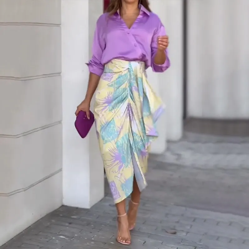 Sexy Dresses for Women 2023 Summer New V-Neck Button Shirt Print Lace Up Slim Fit Fashion Lady Skirt Set High Street
Sexy Dresses for Women 2023 Summer New V-Neck Button Shirt Print Lace Up Slim Fit Fashion Lady Skirt Set High Street
