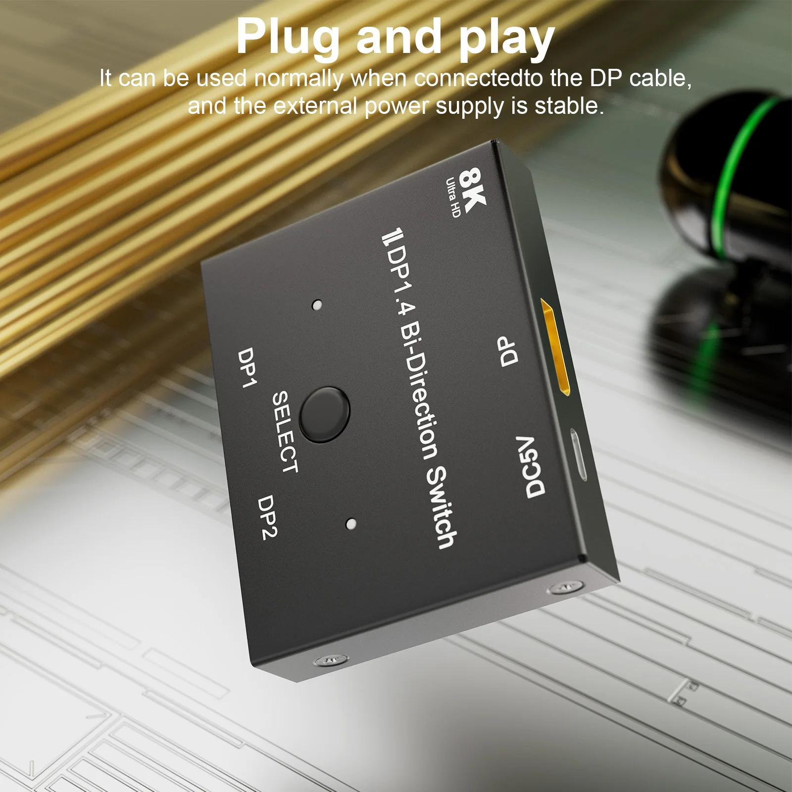 DisplayPort 8K DP двунаправленный переключатель 8K @ 30 Гц 4K @ 120 Гц сплиттер-конвертер для нескольких источников и отображает DP двунаправленный Con
DisplayPort 8K DP двунаправленный переключатель 8K @ 30 Гц 4K @ 120 Гц сплиттер-конвертер для нескольких источников и отображает DP двунаправленный Con