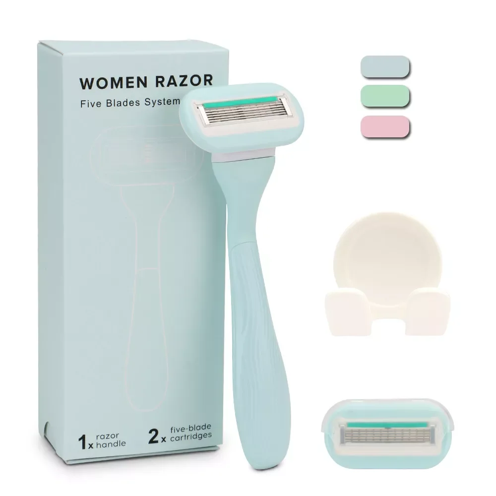NEW2023 HAWARD Razor for Women,5-Blade Women Shaving Razor with Lubrastrip for Female Sensitive Skin,1 Handle&2 Refills&
NEW2023 HAWARD Razor for Women,5-Blade Women Shaving Razor with Lubrastrip for Female Sensitive Skin,1 Handle&2 Refills&