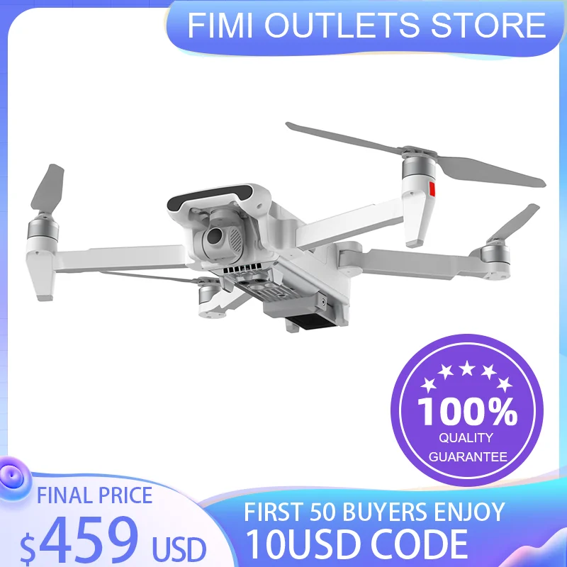 

FIMI X8SE 2022 V2 Camera Drone 10KM 4K professional Quadcopter camera RC Helicopter FPV 3-axis Gimbal 4K Camera GPS RC Drone