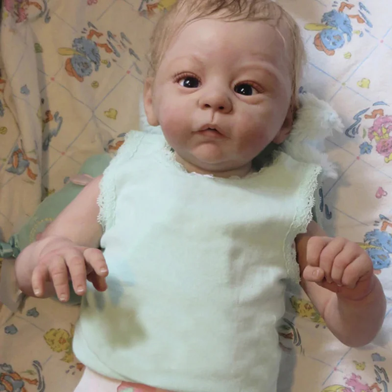 20inches Reborn Doll Kit Awake By Bonnie Lifelike Real Soft Touch Unfinished Doll Parts with Cloth Body Doll Kit
20inches Reborn Doll Kit Awake By Bonnie Lifelike Real Soft Touch Unfinished Doll Parts with Cloth Body Doll Kit