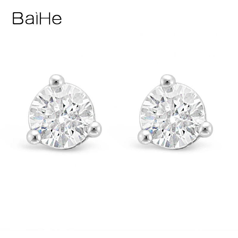 Серьги-гвоздики BAIHE круглые из 18-каратного белого/желтого/розового золота с натуральными бриллиантами 0,70 карат H/SI для женщин и мужчин, модные ювелирные украшения для свадьбы
Серьги-гвоздики BAIHE круглые из 18-каратного белого/желтого/розового золота с натуральными бриллиантами 0,70 карат H/SI для женщин и мужчин, модные ювелирные украшения для свадьбы