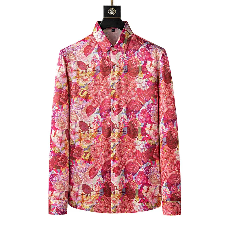 Autumn Luxury Men Long Sleeve Shirts For Man Turn Down Fashion Casual Print Tops
Autumn Luxury Men Long Sleeve Shirts For Man Turn Down Fashion Casual Print Tops