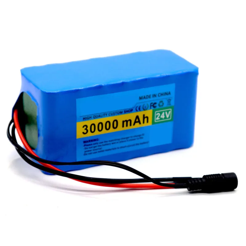 

7s3p 24V 30Ah 18650 Lithium Battery 29.4v 350W 500W Electric Bicycle Moped electric Li-ion Battery pack and US/EU 2A Charger