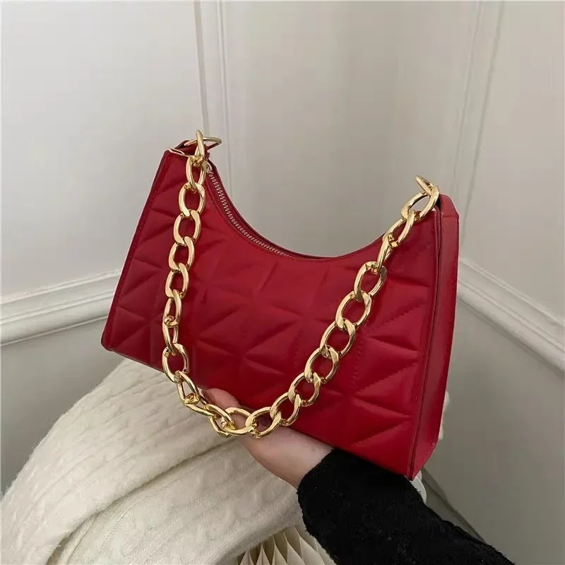 BAG433G24-G26 Luxury brand designer chain armpit bag retro texture bag womens new trendy small square bag hand-held shoulder bag 
BAG433G24-G26 Luxury brand designer chain armpit bag retro texture bag womens new trendy small square bag hand-held shoulder bag