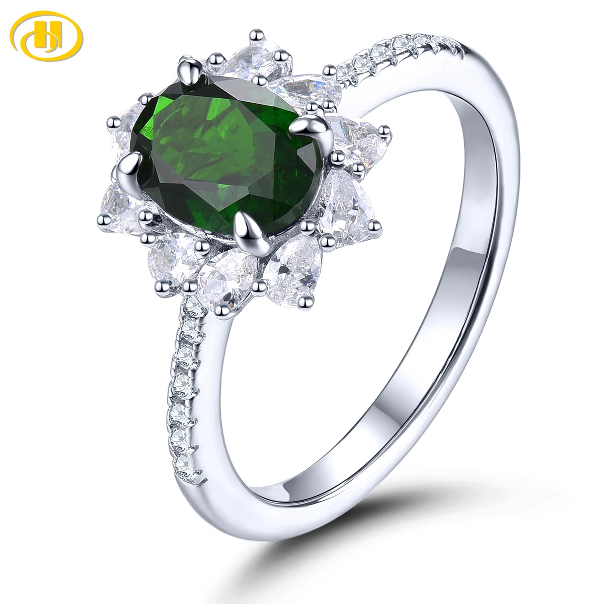 Natural Chrome Diopside 925 Sterling Silver Ring 1.26 Carats Genuine Gemstone Anniversary Gift Romantic Style Fine Jewelrys
Natural Chrome Diopside 925 Sterling Silver Ring 1.26 Carats Genuine Gemstone Anniversary Gift Romantic Style Fine Jewelrys